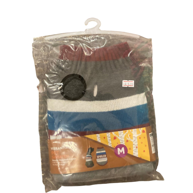 Vibrant Life Colored Spoiled Pet Sweater 17in 20-50LB M