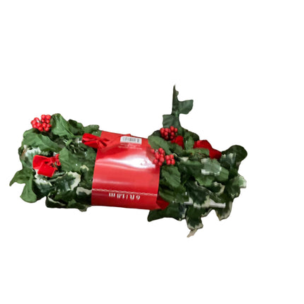 Ashland Christmas Red Berry and Bow Chain Garland 6ft