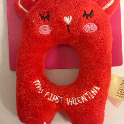 My First Valentine Rattle Toy