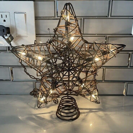 Ashland Star Christmas Tree Topper with 10 Lights