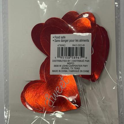 Valentine's Day 12-pc Bakeware Toppers Set