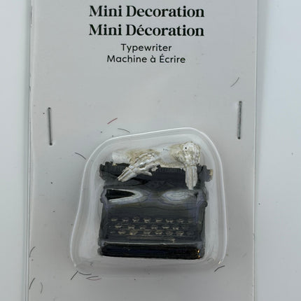 Mini Halloween Typewriter Decoration