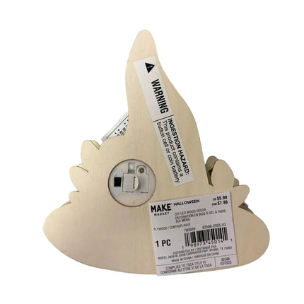 Light-Up Witch Hat Eye Décor – DIY Halloween Craft (7" x 6")