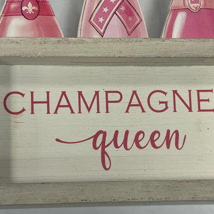 Monet's Garden Champagne Queen Tabletop Decor 5x6"