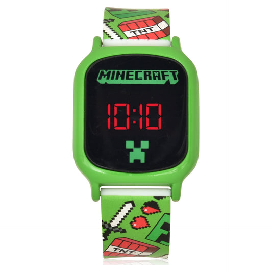 Minecraft "TNT CREEPER" Unisex Child LCD Watch (MIN4047WM)