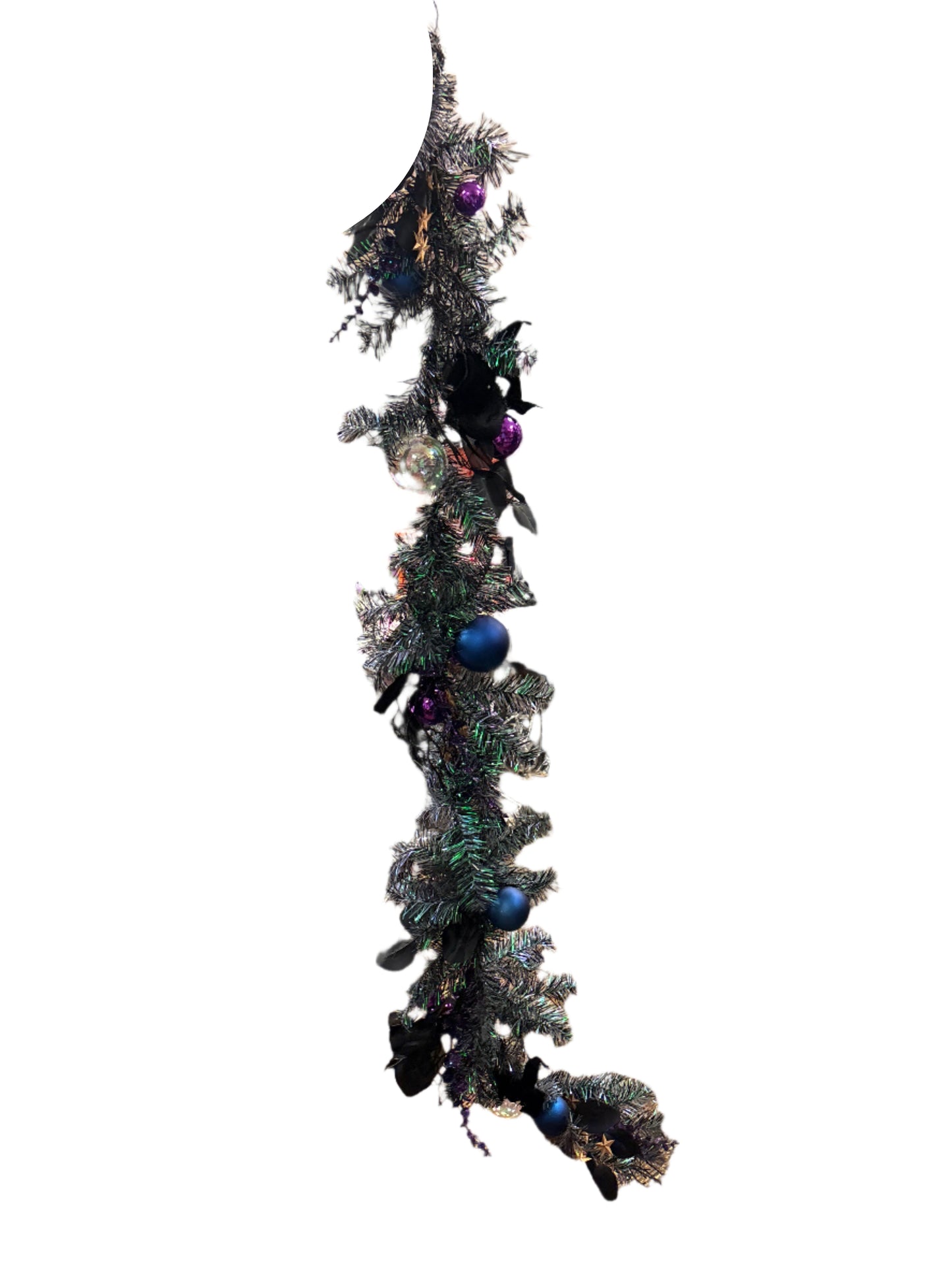Ashland Iridescent Tinsel Garland Decoration 6 foot