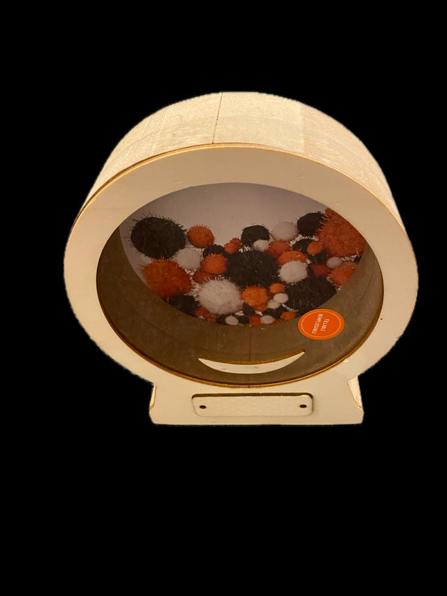 7" DIY Wood Fillable Tabletop Decor Kit