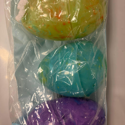 Marble-Colored Easter Eggs Ready to Fill with Treats, 6-Pack