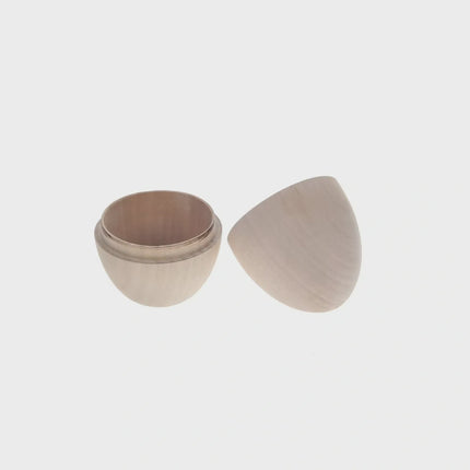 Make Market 2.5" Fillable Wood Eggs, 3-Pack