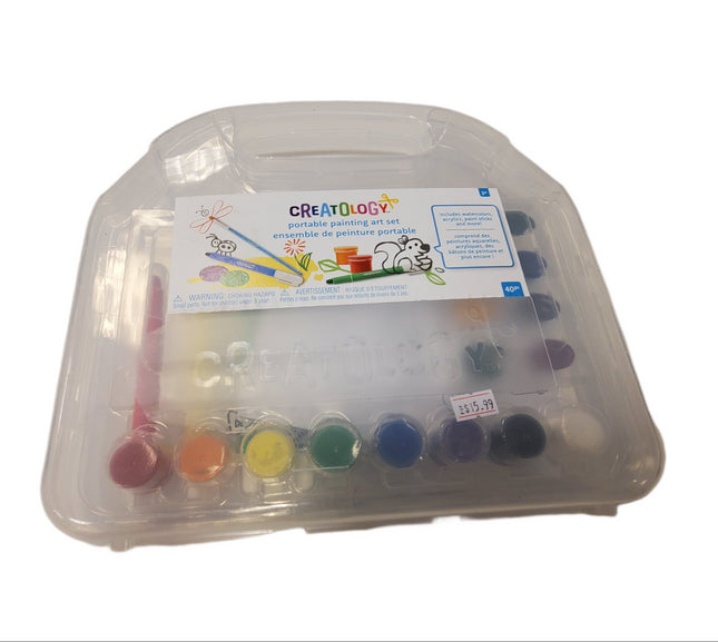 Creatology 40-Pc Portable Painting Set for Kids