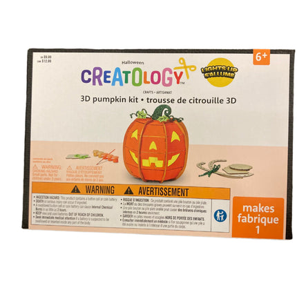 Creatology Halloween Light Up Pumpkin Build up Kit