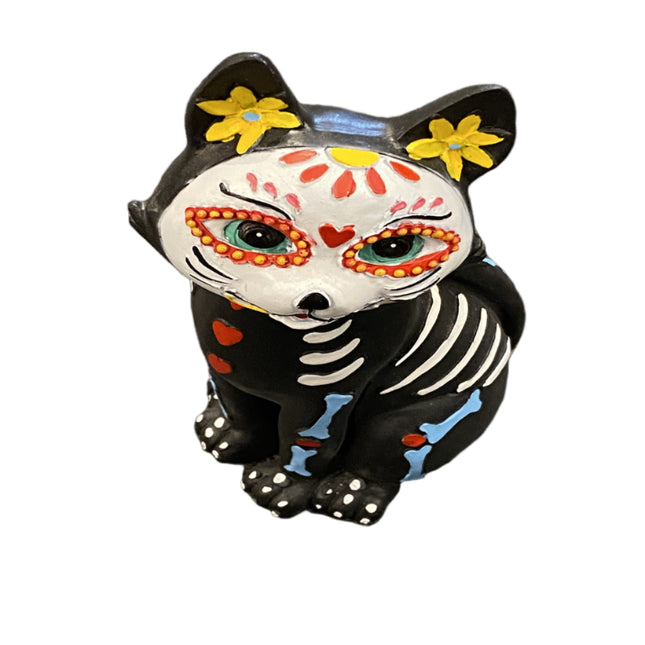 9" Day of the Dead Cat Table Decor - Ashland