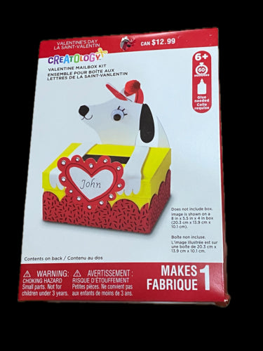 Valentine's Day Dog Mailbox Craft Kit by Creatology