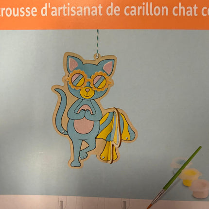 Spring Cool Cat Windchime Craft Kit – Makes 1
