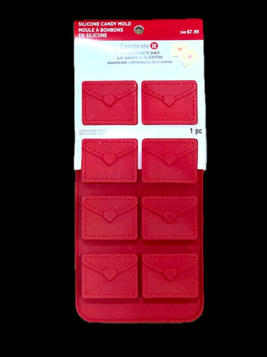 Valentine's Day Silicone Candy Mold "Card"
