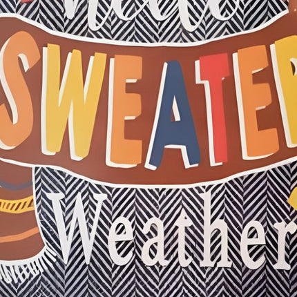 "Hello Sweater Weather" Autumn Tabletop Decor