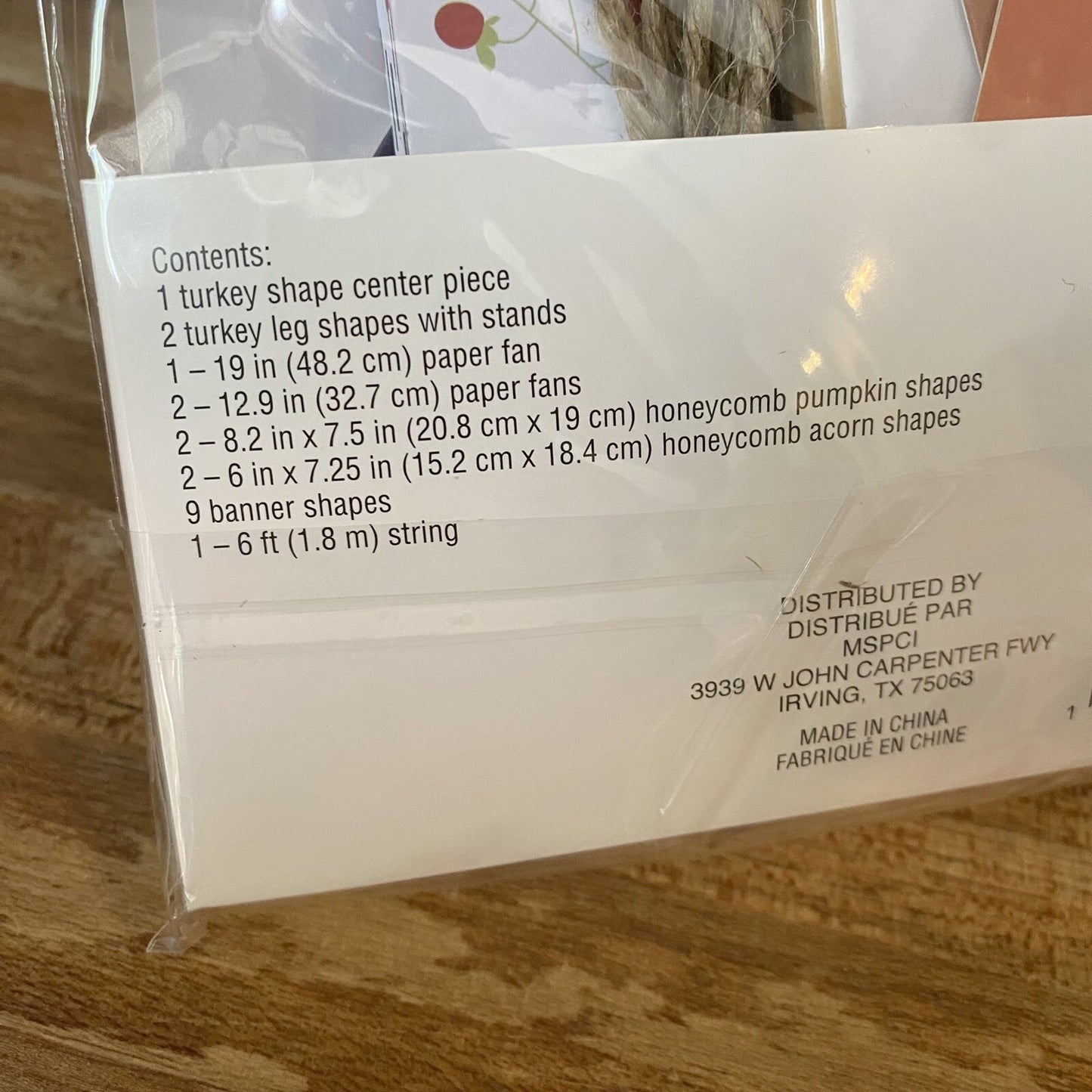 Thanksgiving Decor Kit for 6 - Celebrate It