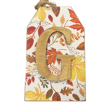 Ashland Fall Letter G Wall Sign 8x5in