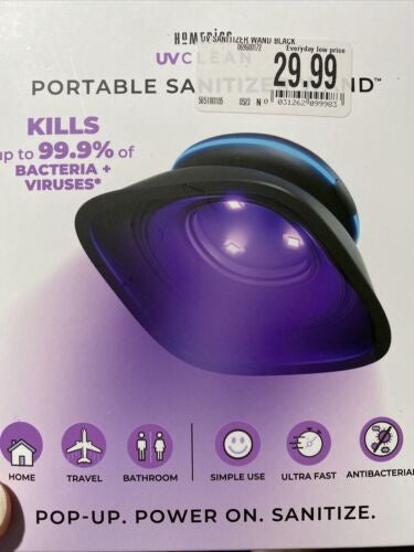 Homedics UV-Clean UVC Portable Compact Sanitizer for Everyday Use