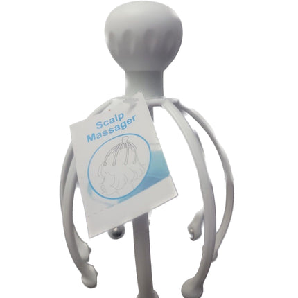 "Scalp Relaxer Massager - Stress Relief, Portable, Multi-Color"