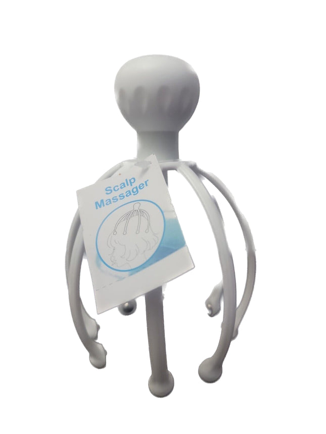 "Scalp Relaxer Massager - Stress Relief, Portable, Multi-Color"