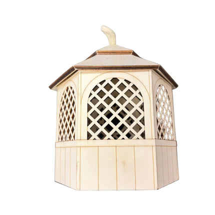 Decorative Wooden Birdhouse Wall Décor – 7" x 7" Hanging Accent