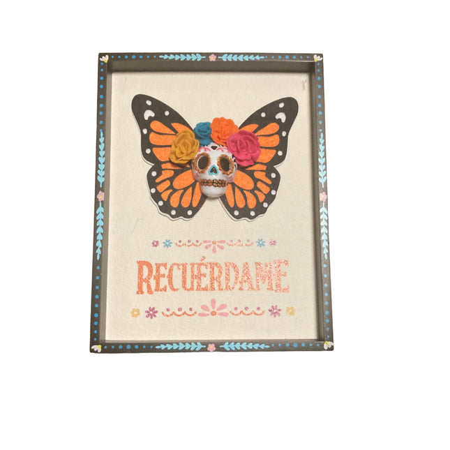 Ashland Day of the Dead Butterfly Wall Decoration Sign 12x10in