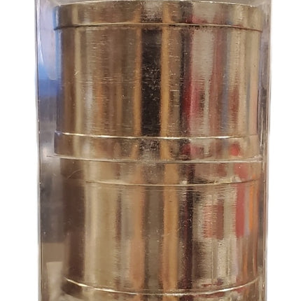 Chrome Steel Napkin Rings - Heavy Duty 4-Pc Set