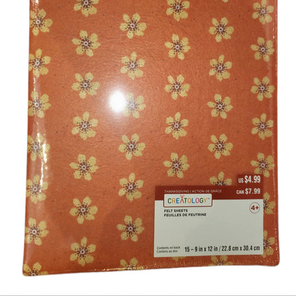 Creatology Felt Sheets Thanksgiving 15-pc