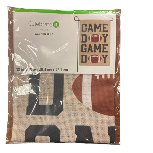 Celebrate it Game Day Garden Flag 12x18in