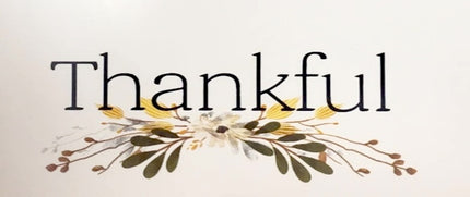 Fall Leaves "Thankful" Cutting Board 15x8