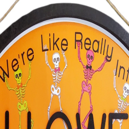 Ashland "Really Into Halloween" Wall Decor 22.5x9.25"