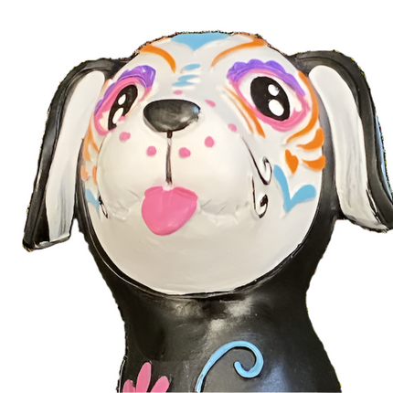 Day of the Dead Dog Table Top Decor, 9" Tall