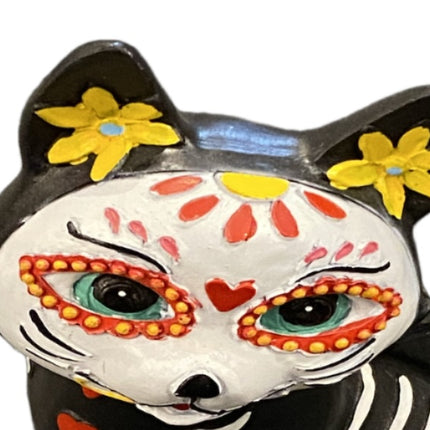 9" Day of the Dead Cat Table Decor - Ashland