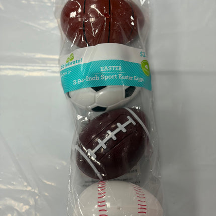 Sport Easter Eggs – 4 Piece Set (3.94 in)