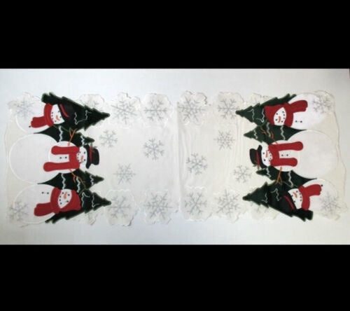 Snowman Table Runner 36x13 – Kringle’s Cottage