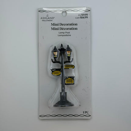 Mini Halloween Lamp Post Decoration
