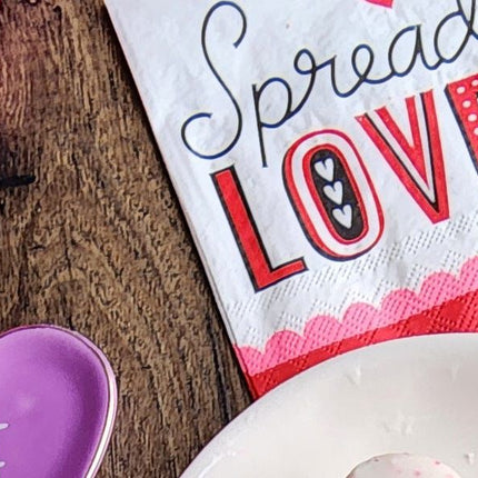 Spread Love Valentine’s Day Napkins -24 pcs