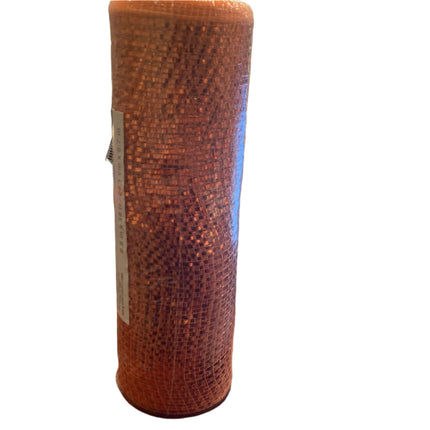 Celebrate it Halloween Shiny Orange Mesh 9.5inx19ft