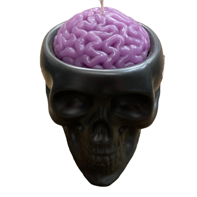 Ashland Halloween Scented Skull Candle 6x5in