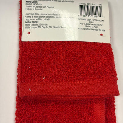Celebrate It Valentine Love Scrubber Dish Cloth