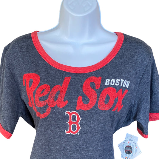 Boston Red Sox Women's Size Large Jersey Tee - Free Shipping! - NWT!