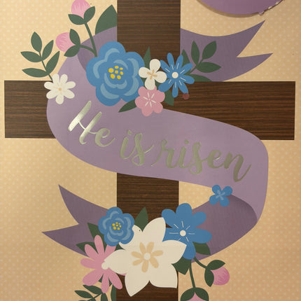 “He Is Risen” Easter Gift Bag – 8 x 7 Inches