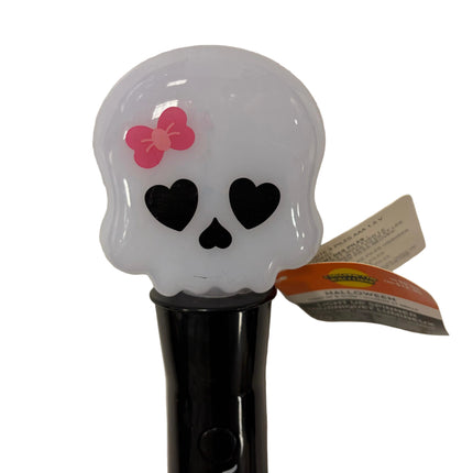 Light-Up Skull Spinner Wand – Halloween Toy