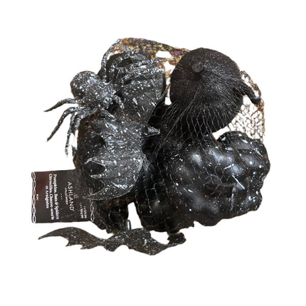 Ashland Halloween Spiders Bats and Pumpkin Decorations 2-3in