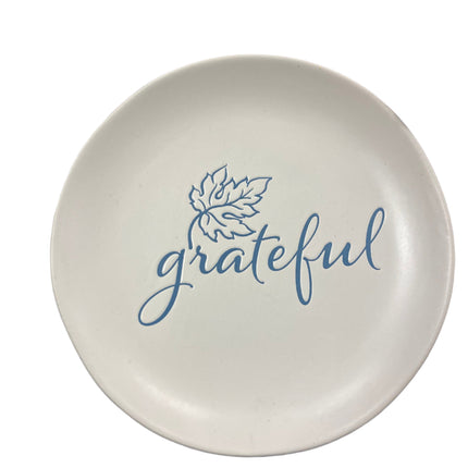 Celebrate it Fall Grateful Plate  9in Diam