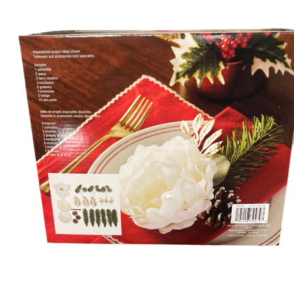 Ashland Christmas 36 White Floral Decorative Set