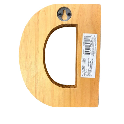 Decorative Wooden Monogram Letter “D” – 7" x 5.5" Carved Wall Décor
