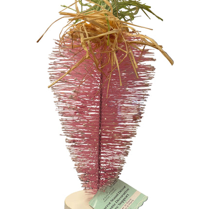 Ashland Pink Bristle Carrot Stand – 14 Inches