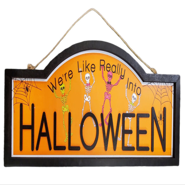Ashland "Really Into Halloween" Wall Decor 22.5x9.25"